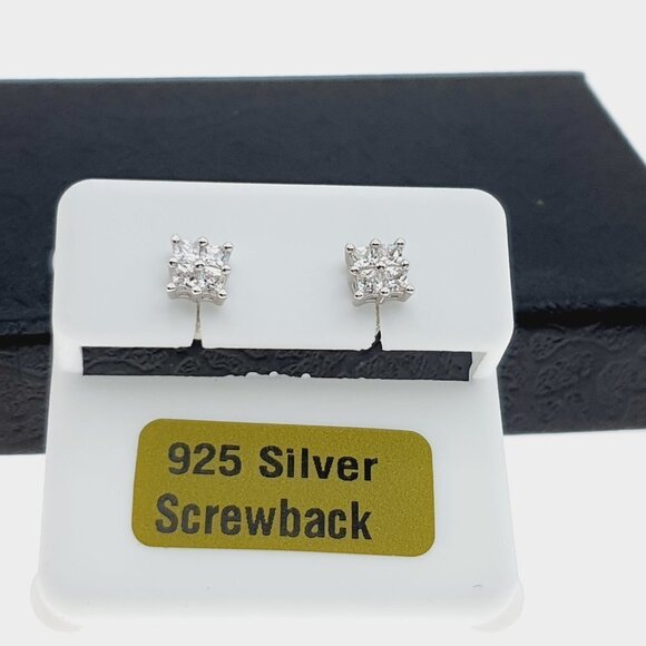 925 sterling silver luxury CZ earrings for women/girls, Best for RJUS2161 - Picture 11 of 11